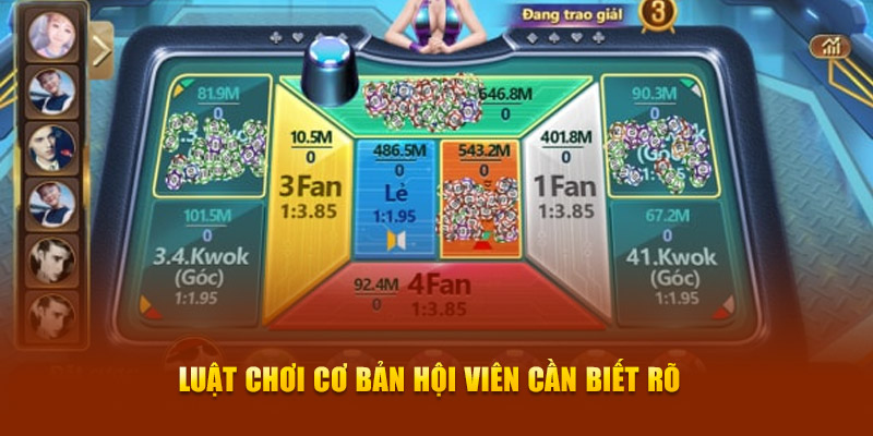 Luật chơi cơ bản hội viên cần biết rõ